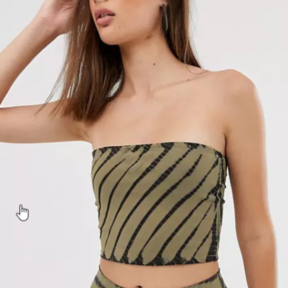 NWOT Weekday batik tube top